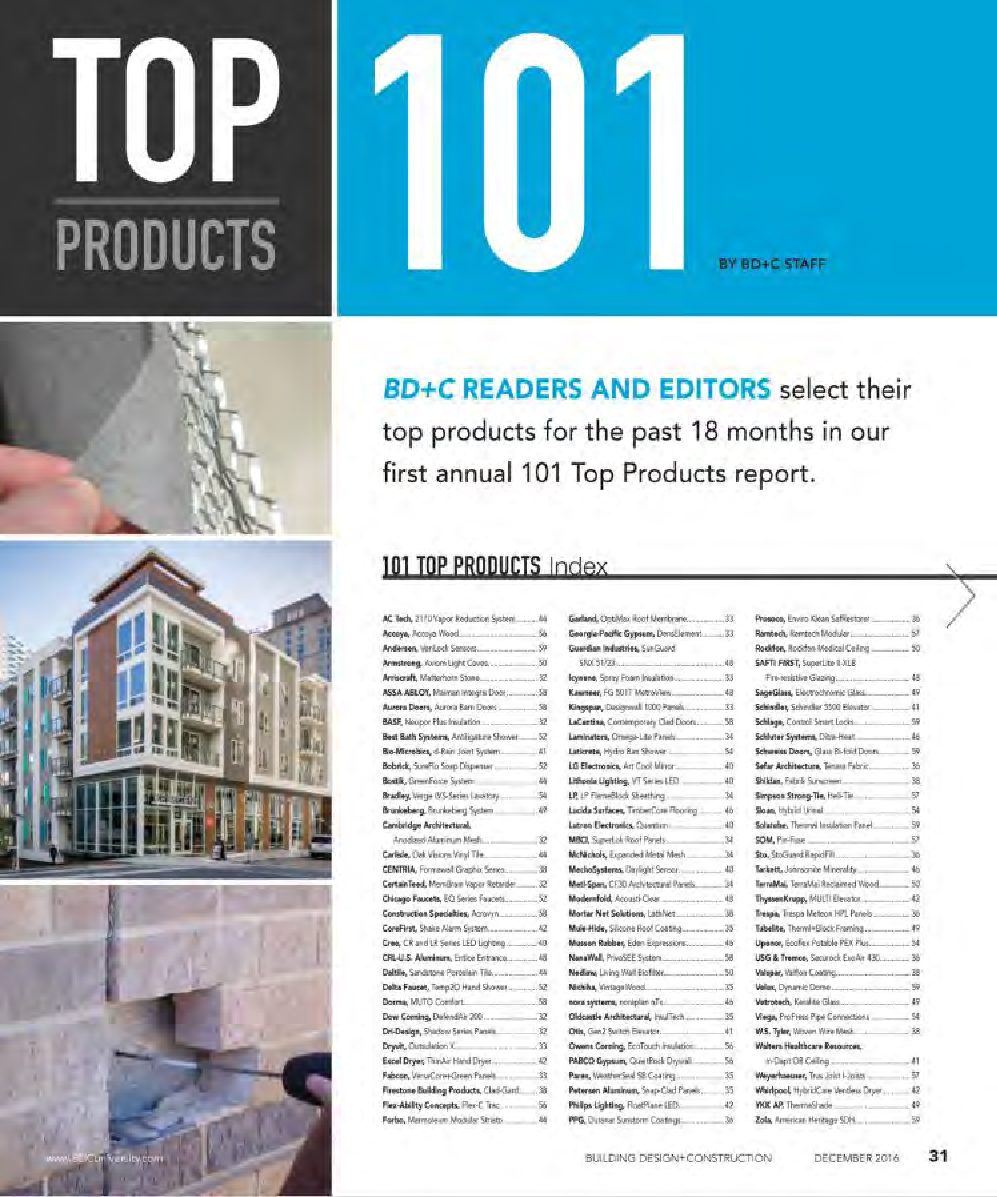 BD&C Top 101 Products 2016